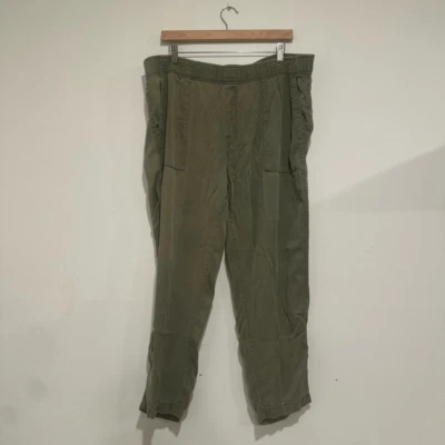 Gap Comfort Olive Elastic Lightweight Pants High Rise Size XL - Image 1 of 3