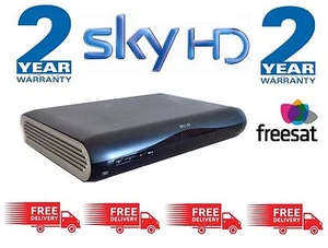 SKY HD Digibox - Latest Slimline DRX-595 - FREESAT - ** 2 Year Warranty ** - Picture 1 of 2