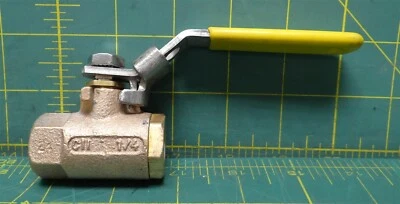 Apollo Conbraco C11 1/4" Dia Brass Inline Ball Valve 600 WOG Manual Operation - Image 1 of 4
