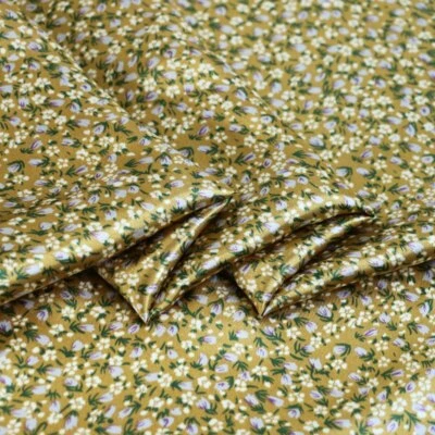 Tela de costura retro por yarda forro satinado hágalo usted mismo material sedoso Charmeuse Foto 1 de 4