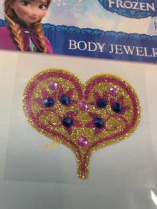 Disney Princess Ana Frozen Body Jewelry Sticker NEW LB10 - Picture 1 of 3