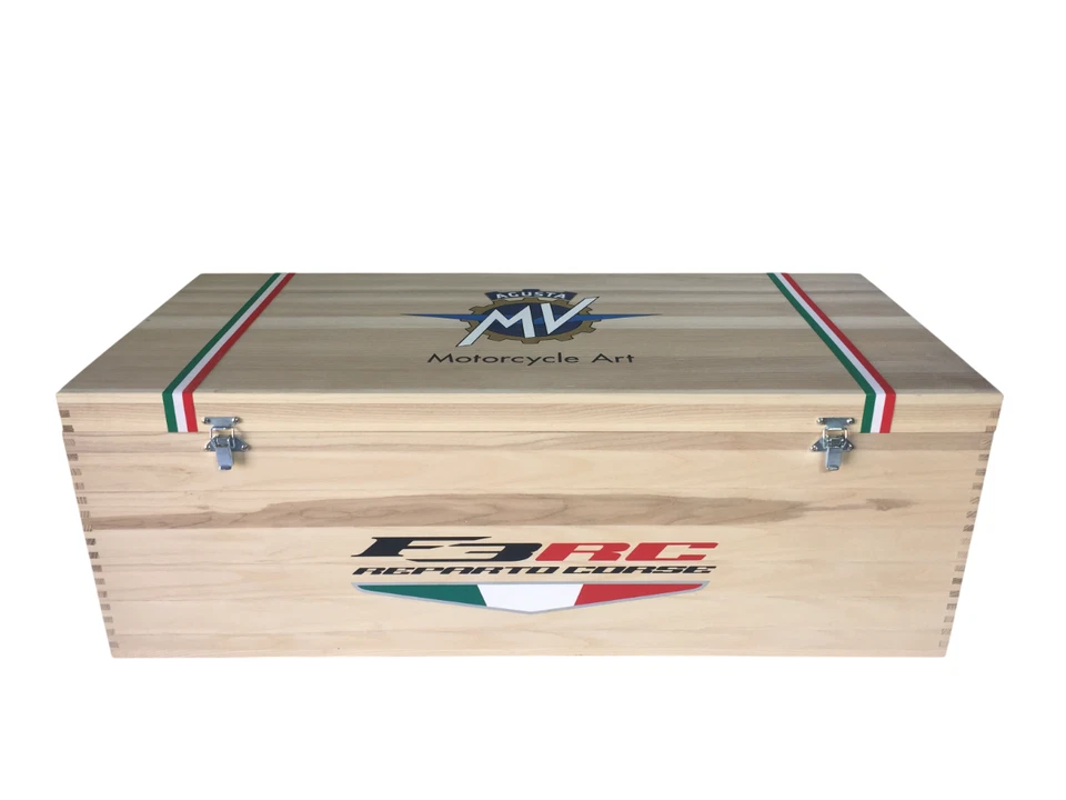 Caja de accesorios MV Agusta F3 RC Reparto Corse Racing madera original Foto 1 de 4