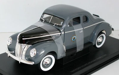 EAGLE RACE 1/18 3815 1940 FORD COUPE HIGHWAY PATROL CAR GREY - Image 1 of 3