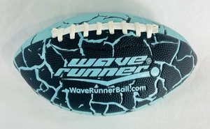 Wave Runner Ball Football Blue Extra Grip (Needs A Little Air) - Foto 1 di 5