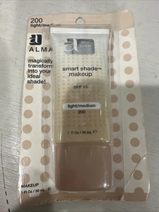 Almay Smart Shade Liquid Makeup SPF 15, Flaw Erase Technology, 200 Light/Medium - Picture 1 of 2