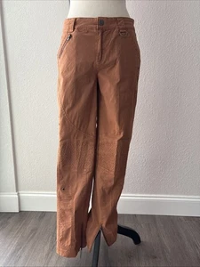 NWT BDG Urban Outfitters Womens Orange Cargo Multi Pocket Straight Pants Size 2 - Picture 1 of 10