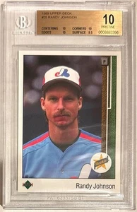 1989 Randy Johnson Upper Deck RC #25... Graded BGS 10 Pristine - Picture 1 of 2