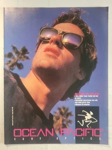 Werbung 1988 für OVP Sonnenbrille mit Tom Curren aus dem Surfer Magazin - Bild 1 von 1