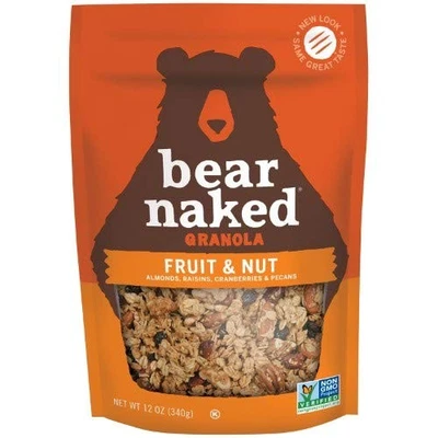 Bolsas de granola Bear Naked, fruta y nuez, 12 onzas Foto 1 de 4