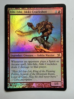 Ishi-Ishi, Akki Crackshot Betrayers of Kamigawa 110 Foil MTG Card LP-NM - Image 1 of 2