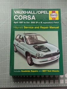 Vauxhall Opel Corsa B (Petrol) 1997-2000 Haynes Workshop Manual - Picture 1 of 9