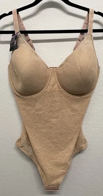 Новый Hanes 6552 все решения формирователь Shapewear с встроенный бюстгальтер 40DD голая - Изображение 1 из 4