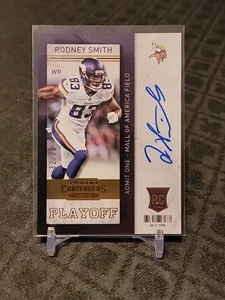 RODNEY SMITH 2013 PANINI CONTENDERS RC AUTOGRAPH AUTO PLAYOFF VARIATION 82/99 - Picture 1 of 4