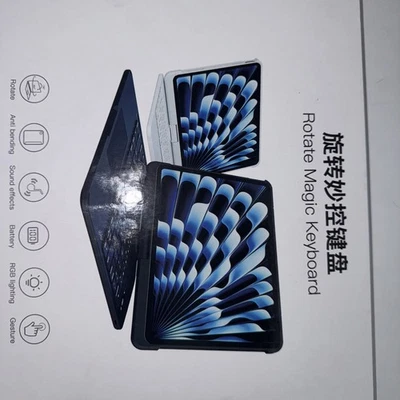 Rotate Magic Keyboard 360 Swivel Pink Keyboard Clear Holder iPad - Image 1 of 4