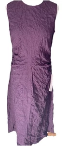 Whistles Pflaume Lori strukturiertes Midikleid Größe 10 12 Zierlich Lila - Bild 1 von 6