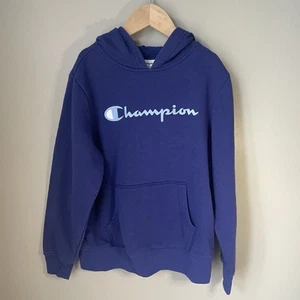 Champion Kids Girls size 10/12 fleece lining Hoddie Purple Great Condition! - Picture 1 of 7