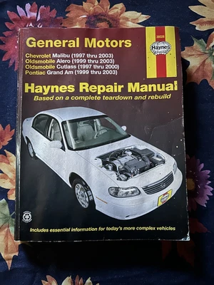 Manual de reparación Haynes GM Chevrolet Malibu Oldsmobile Alero Cutlass Pontiac Grand Foto 1 de 4