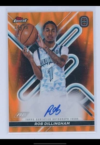 2022-23 Topps Finest OTE Rob Dillingham Orange Raywave Auto RC SP 24/25 - Picture 1 of 2