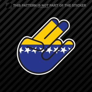 Bosnian and Herzegovinian Shocker Sticker Self Adhesive Vinyl - Foto 1 di 1