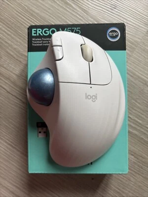 Logitech ERGO M575 Wireless Trackball - Off-White - Image 1 of 4