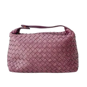 Bolso de cuero púrpura BOTTEGA VENETA Intrecciato - Imagen 1 de 16