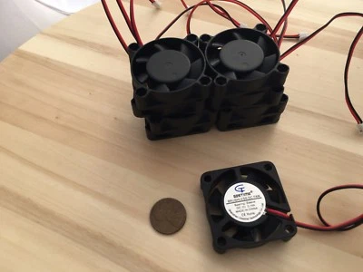 10 Pieces 5v 4010s Gdstime Computer 2pin 40x40x10mm DC Cooling Fan brushless C37 - Image 1 of 4