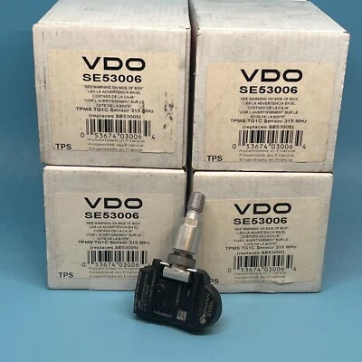Lote de 4 sensores VDO TPMS TG1C 315 mhz SE53006 para Mazda seleccionado Foto 1 de 3