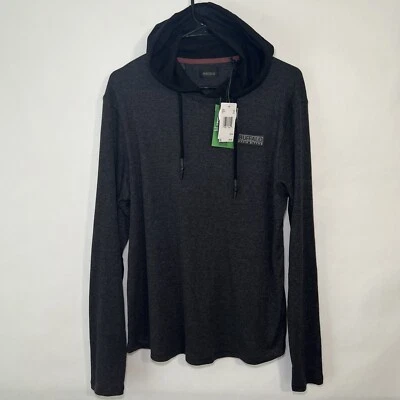 Buffalo David Bitton Hoodie Sweatshirt Mens Size S Small Gray Long Sleeve NWT - Image 1 of 4