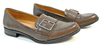 Naturalizer Women's Size 8.5 Brown Slip on Loafer With Buckle  - Image 1 of 4