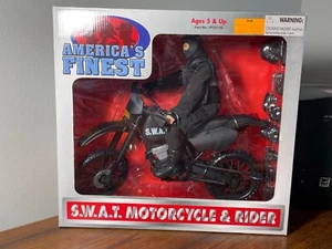 America's Finest 21st Century S.W.A.T Motorcycle & 12" Rider NIB - Picture 1 of 11
