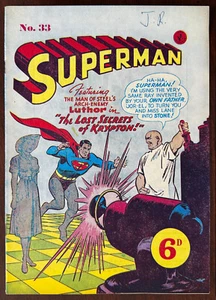 SUPERMAN #32 - US SUPERMAN #74 RARE High Grade DC & K.G. Murray UK edition 1952 - Picture 1 of 4