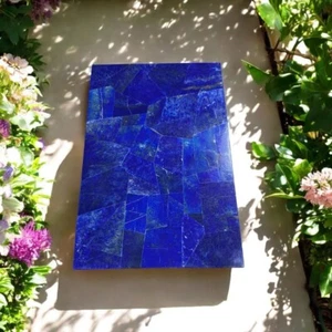 24"x18" Rectangle Lapis Lazuli Dining Table Kitchen Slab Countertop Furniture - Picture 1 of 7