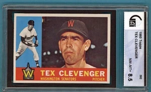 1960 Topps Tex Clevenger #392 GAI 8.5 - NMMT+ Senators! - Picture 1 of 2
