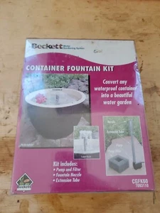 VTG Beckett Container Fountain Kit New Sealed Box - Picture 1 of 2