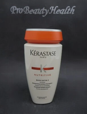 KERASTASE BAIN SATIN 2 Exceptional Nutrition Shampoo 8.5 oz dry, sensitised hair - Image 1 of 2