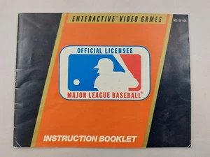 Major League Baseball (Nintendo NES) Instruction Manual ONLY - Bild 1 von 2