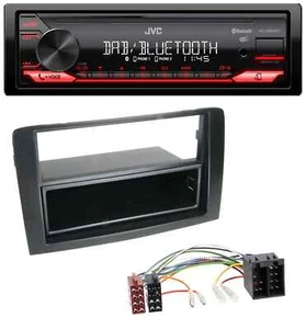 JVC Bluetooth USB DAB MP3 Autoradio für Fiat Idea (350 03-11) schwarz - Bild 1 von 7