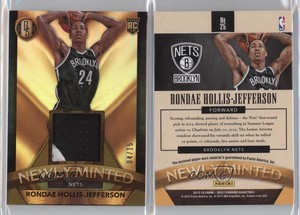 2015-16 Panini Gold Standard Black /15 Rondae Hollis-Jefferson #25 Rookie RC