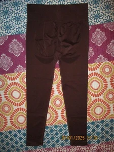 BRANDNEU Damen Kompressions Leggings sportlich braun L - Bild 1 von 4