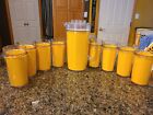 Vintage West Bend Thermo-Serv Yellow Pitcher Plastic 8 Cups