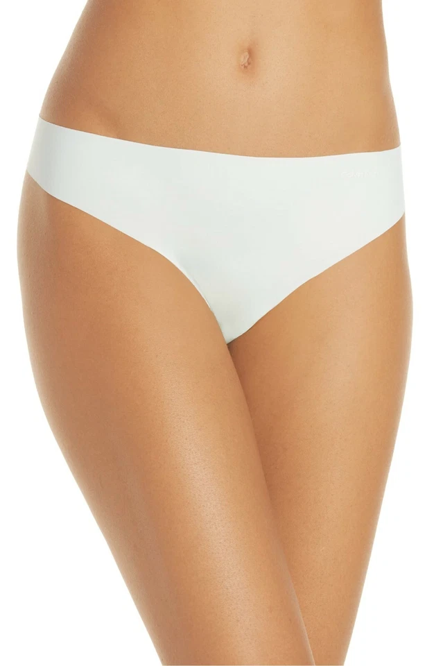 2 Calvin Klein Invisibles Thong Panty Multi D3428 Sz XL -