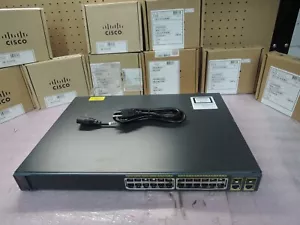 Cisco WS-C2960-24PC-L 2960 24 port POE switch. 90 Day Warranty Real time listing - Picture 1 of 4