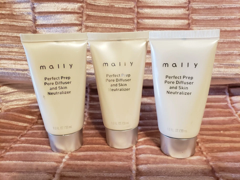 Difusor de poros y neutralizador de piel Mally x3 Perfect Prep encendedor 1 oz ea nuevo sin caja  Foto 1 de 1