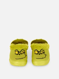 Dr. Seuss DER GRINCH Kunstpelz-Clogs Hausschuhe für Kinder Gr. 30/31  NEU/OVP - Bild 1 von 3
