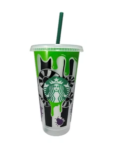 Beetlejuice Sandworm 24 oz Tumbler Venti Cold Cup - Picture 1 of 4