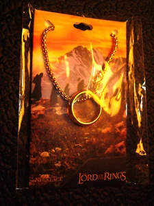 Lord of the Rings Necklace and One Ring Isildur's Bane faux Gold Plated new seal - Picture 1 of 2