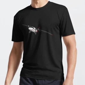 Camiseta activa idea regalo diseño aviación mejor nutria gemela MÁS POPULAR Twin Otter N790CP - Imagen 1 de 3