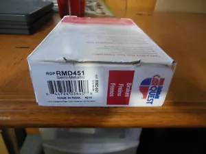 CARQUEST RMD/MKD451 Front Brake Pads - Picture 1 of 1