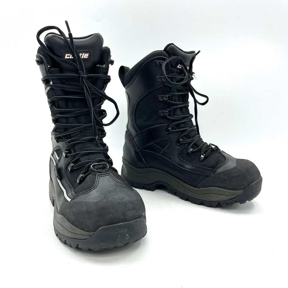 Bota Castle X Force Bota Moto de Nieve Negra Para Hombre Talla 8 Foto 1 de 4