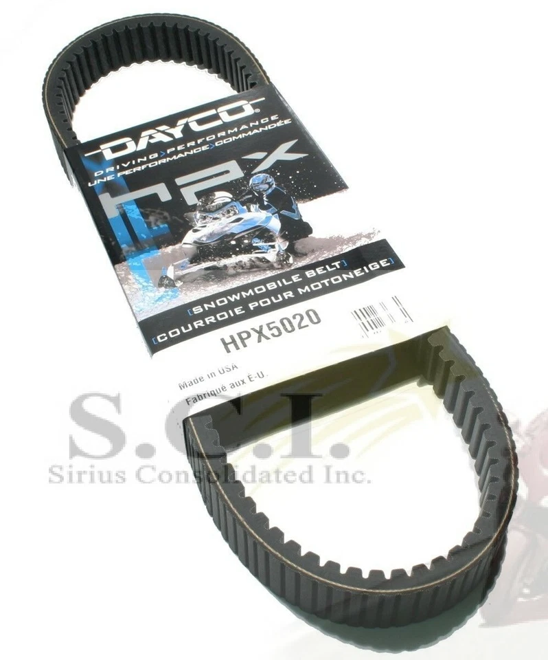 Cinto de snowmobile POLARIS 600 700 CLASSIC DAYCO HPX5020 alto desempenho extremo - Imagem 1 de 3